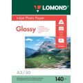 Фотобумага Lomond глянцевая, А3, 140 г/ м2, 50 л, для струйной (0102066)