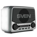 Акустическая система Sven SRP-525 1.0 3W, mini Jack 3.5 мм + USB + SD, черный/ серый (SV-017156)
