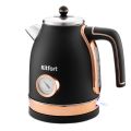 Чайник электрический Kitfort КТ-6102-2 черный (2150 Вт, объем - 1.7 л, корпус: металлический)