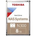 Жесткий диск HDD 3.5" SATA: 8000 Гб Toshiba NAS N300 [7200 rpm, 256 Мб, Sata 3 (6 Gbit/ s)] HDWG180UZSVA