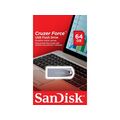 Флеш-накопитель Sandisk 64Gb USB2.0 Cruzer Force Серебристый (SDCZ71-064G-B35)