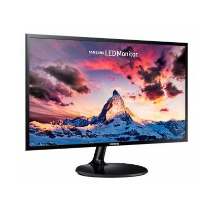 Монитор Samsung 23.5" S24F350FHI черный (PLS, 1920*1080, 4 ms, 250 cd/ m2, 1000:1, D-Sub, HDMI)