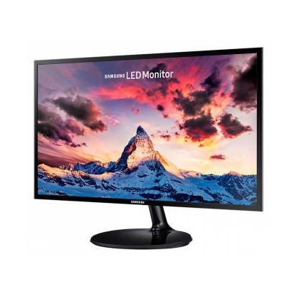 Монитор Samsung 23.5" S24F350FHI черный (PLS, 1920*1080, 4 ms, 250 cd/ m2, 1000:1, D-Sub, HDMI)