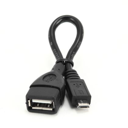 Переходник USB - microUSB 0,15м, Gembird/ Cablexpert A-OTG-AFBM-001