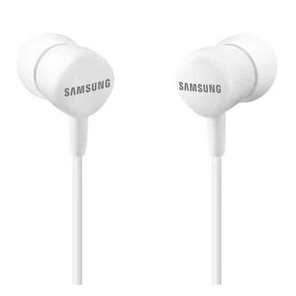 Наушники-вкладыши Samsung EO-HS1303WE с микрофоном, mini jack 3.5 mm, белый (EO-HS1303WEGRU)