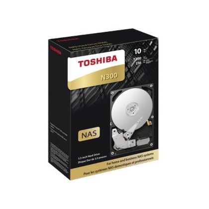 Жесткий диск HDD 3.5" SATA: 10000 Гб Toshiba [7200 rpm, 256 Мб, Sata 3 (6 Gbit/ s)] HDWG11AEZSTA
