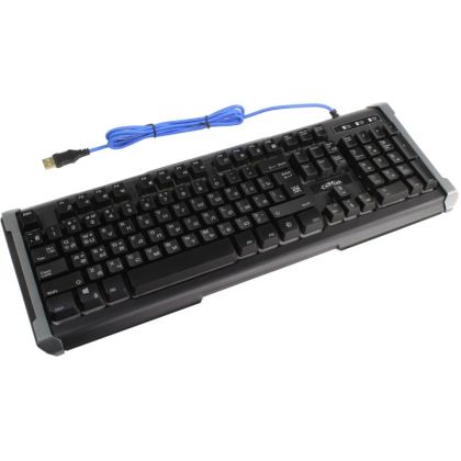 Клавиатура Defender Chimera GK-280DL, проводная, игровая, USB, с подсветкой, черный (45280)