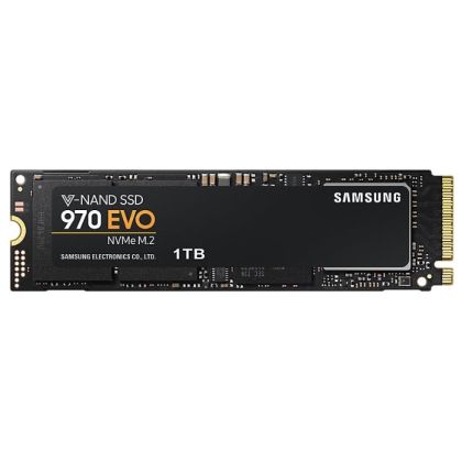 Твердотельный накопитель SSD 2280  PCI-E: 1000 ГБ TLC Samsung 970 EVO [Скорость чтения/ записи: 3400 МБ/ с/ 2500 МБ/ с] MZ-V7E1T0BW