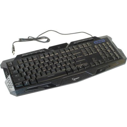 Клавиатура Gembird KB-G11L, проводная, игровая, USB, с подсветкой, черный (KB-G11L)