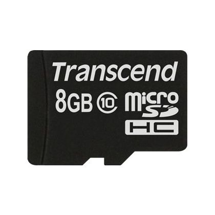 Карта памяти microSDHC Transcend 8Gb Class 10 (TS8GUSDC10M)