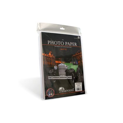 Фотобумага REVCOL односторонняя, матовая, A4, 160 гр/ м², 100л (128033) для струйной печати