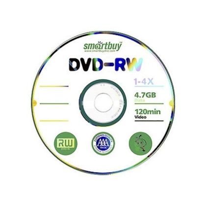 Диск DVD-RW Smartbuy 4,7GB 4x SP-100