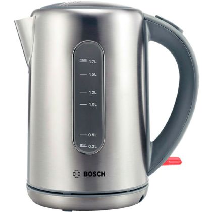 Чайник электрический Bosch TWK7901 1.7л. 2200 Вт серебристый (металл/ пластик)