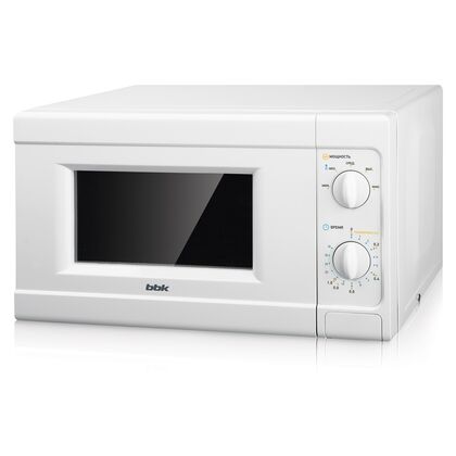Микроволновая печь соло BBK 20MWS-705M/ W белый (20 л, 700 Вт, управление - механическое)