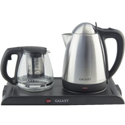 Чайник электрический GALAXY GL 0404 1.8 л, 2200 Вт, серебристый (корпус - сталь)