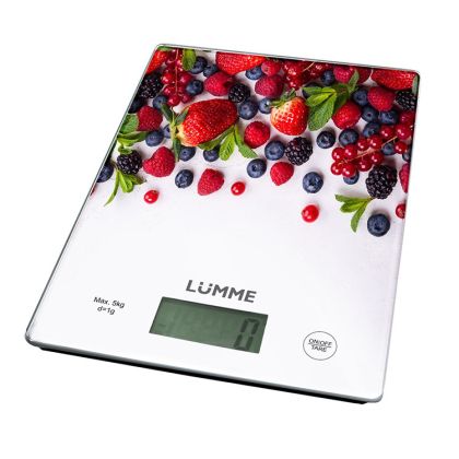 Весы кухоные электроные LUMME LU-1340 рисунок (точность измерения: 1 г, предел взвешивания: 5 кг)