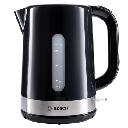 Чайник электрический Bosch TWK7403 черный (2200 Вт, объем - 1.7 л, корпус: пластиковый)