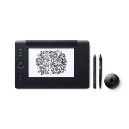 Графический планшет Wacom Intuos Pro Medium Paper Edition беспроводной, Multi-touch, экран А5 (148 х 210мм), разрешение 5080 lpi (PTH-660P-R)