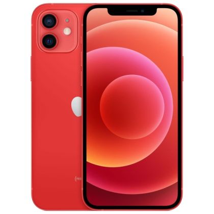 Смартфон Apple iPhone 12 4Gb/ 64Gb РСТ Красный 6,1" OLED (2532x1170)/ Apple A14 Bionic/ 12+12 Мп+12 Мп 1sim 2800 мАч
