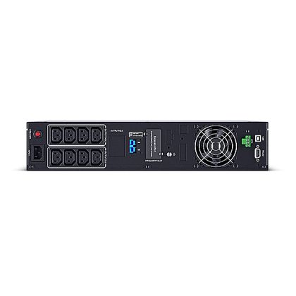 ИБП CyberPower PLT1000ELCDRT2U 1000 ВА/ 900 Вт, 8*IEC 320 C13 (компьютерный), AVR, RS-232, USB
