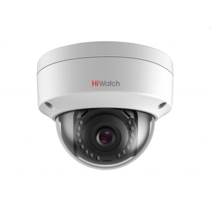 Видеокамера IP 2 Mp купольная 2.8 мм HiWatch DS-I252 (2.8 mm): антивандальная, ИК:30 м
