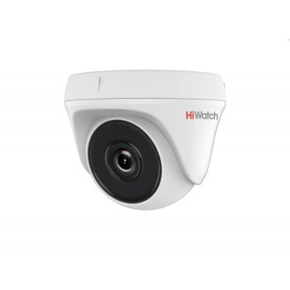 Видеокамера HD-TVI 1 Mp купольная 3.6 мм HiWatch DS-T133 (3.6 mm): уличная, ИК:20 м