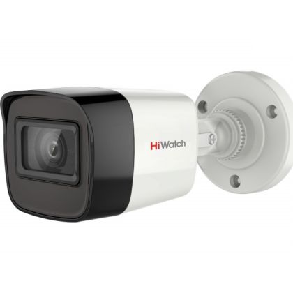 Видеокамера HD-TVI 5 Mp цилиндрическая 3.6 мм HiWatch DS-T500A (3.6 mm): уличная, ИК:30 м