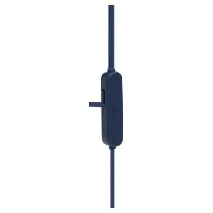 Наушники вкладыши JBL TUNE 115BT с микрофоном, Bluetooth, синий  (JBLT115BTBLU)