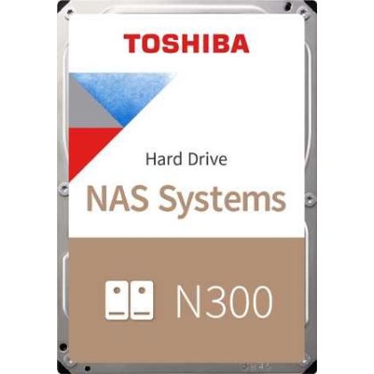 Жесткий диск HDD 3.5" SATA: 6000 Гб Toshiba N300 [7200 rpm, 256 Мб, Sata 3 (6 Gbit/ s)] HDWG160UZSVA
