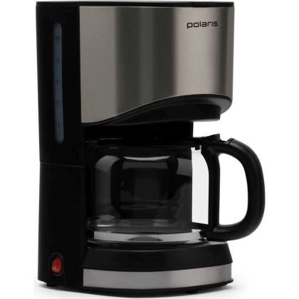 Кофеварка капельная Polaris PCM 1215A черный (900 Вт, молотый, 1200 мл)