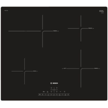 Индукционная варочная панель Bosch PUF611FC5E черный ( конфорок -  4 шт,  панель - стеклокерамика, 592 x 522 x 45мм)