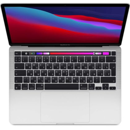 Ноутбук Apple 13,3"/ Apple M1/ 8Гб/ SSD 512Гб/ Apple M1 8-Core (2560x1600) IPS/ No ODD/ Mac OS/ Серебристый MacBook Pro M1 (MYDC2RU/ A)