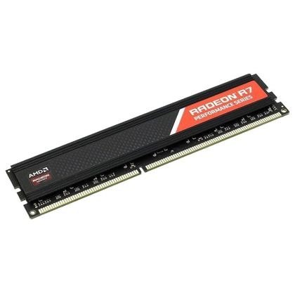 Модуль памяти DDR4-2400МГц 8Гб  AMD  DIMM R7 Performance Series Black (R748G2400U2S-UO)