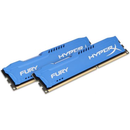 Модуль памяти DDR3-1866МГц 8Гб  Kingston HyperX Fury комплект 2*4Гб 1.5 В (HX318C10FK2/ 8)