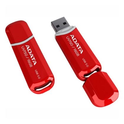 Флеш-накопитель AData 16Gb USB3.0 UV150 Красный (AUV150-16G-RRD)