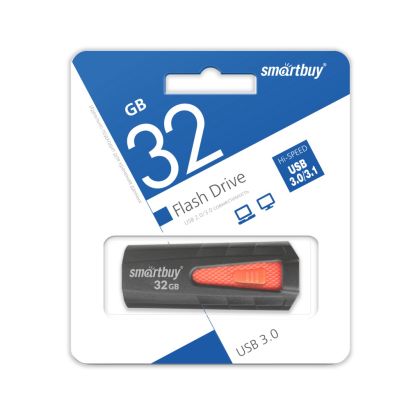 Флеш-накопитель Smartbuy 32Gb USB3.0 IRON Черный (SB32GBIR-K3)