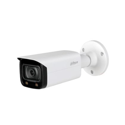Видеокамера аналоговая 2 Mp уличная Dahua цилиндрическая, f: 3.6 мм, 1920*1080, LED:40 м, микрофон (DH-HAC-HFW2249TP-I8-A-LED-0360B)