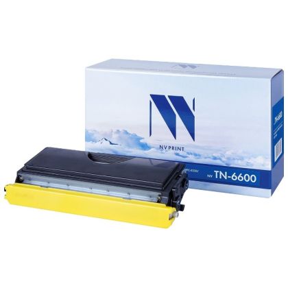 Картридж Brother TN-6600 NV Print 6000стр. (HL-P2500/ MFC-8350/ 8750/ 9600/ MFC9650/ 9750/ 9850/ 9870/ 9660/ 9760/ 9860/ 9880/ HL-1030/ 1230/ 1240/ 1250/ 1270N)