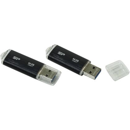 Флеш-накопитель SiliconPower 64Gb USB3.1 Blaze B02 Черный (SP064GBUF3B02V1K)