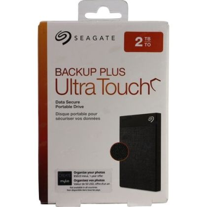 Внешний жесткий диск HDD 2.5" 2Tb Seagate Original Backup Plus Ultra Touch USB 3.0 Черный (STHH2000400)