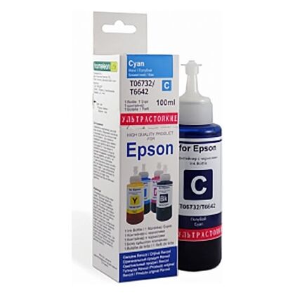 Чернила EPSON серия L, EV ультра-стойкие, оригинальная упаковка, Cyan, Dye, 100 мл. Revcol