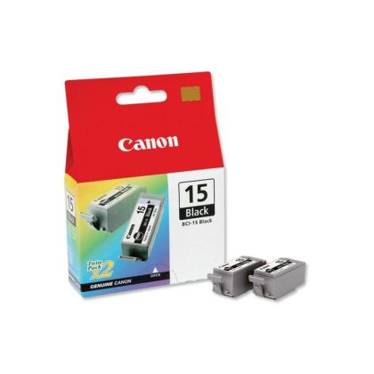 Картридж: Canon BCI-15 BK BJ (black) набор, 2шт [для Canon i70, i80, iP90] (8190A002)