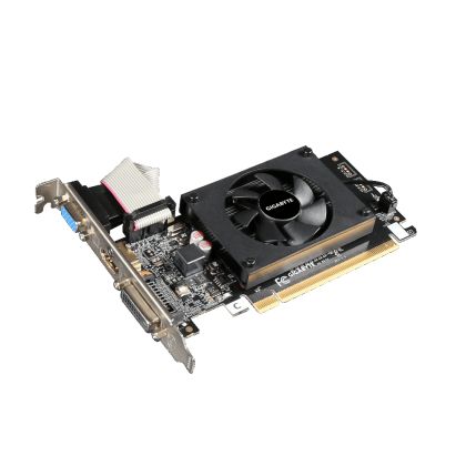 Видеокарта PCI-e: GF-FX GT710 Gigabyte (2Gb, DDR3, 64bit, D-Sub, DVI, HDMI) GV-N710D3-2GL