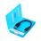Карман для HDD/ SSD 2.5" SATAIII AgeStar 3UBCP1-6G (BLUE) USB 3.0, пластик, синий, безвинтовая конструкция